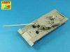 Aber 35L-187 Armament for Russian Main Battle Tank T-14 ARMATA barrel for 125 mm 2A82-1M cannon & barrel for 12,7 mm 1/35